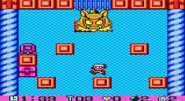 une photo d'Ã©cran de Pocket Bomberman sur Nintendo Game Boy Color